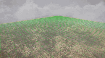 Gif of land scan and cage