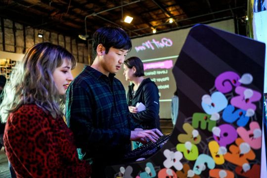 Photo by Olivia Vale. Game by Keita Takahashi & Adam Saltsman (Alphabet).