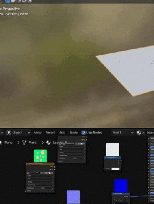 Obscured screenshot of an editing program
