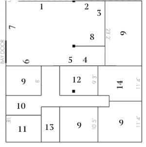 Tool Storage and Kitchen Area Finding Guide