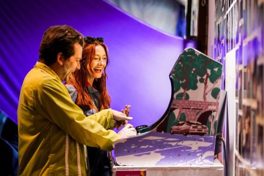 Photo by Olivia Vale. Game by Santa Ragione (Wheels of Aurelia). Installation by Susan Scafati.