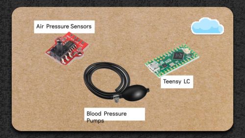 The custom-built air pump controller used in TrashCan Dream, allowing players to guide the trash can on its journey with a unique, hands-on experience